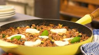 Hackfleisch-Pfanne mit Gemüse