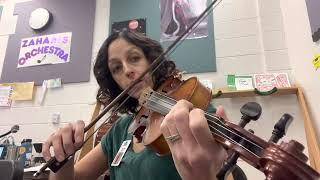 Violin and Viola MYPO video Set A #2 All Through the Night