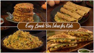 Easy Lunch Box Recipes for Kids | School Lunch Box Ideas | School Tiffin Recipes for kids