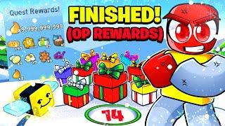 I FINISHED HONEY BEES PAINFUL BEESMAS QUEST & OPENED 14TH GIFTBOX (OP REWARDS) (Bee Swarm Simulator)