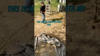 It’s how I cope with the pain #knifeskills #knifethrowing #diy #baseball #footballskills