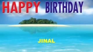 Jinal  Card Tarjeta - Happy Birthday