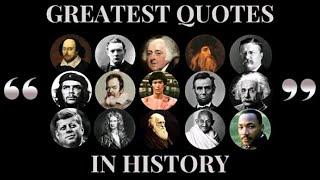 Quotes from the Most -- ( Influential People in History of All Time ) || By Red Forest Motivation ||