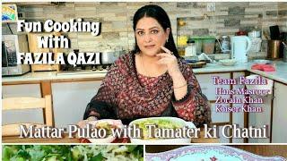 Recipe of Tomato chuttney and Peas Pulao