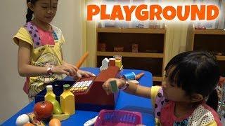 FUN INDOOR PLAYGROUND with BIG SLIDES