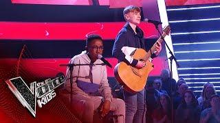 David and Ammani Perform 'Let's Get It Started' | Blind Auditions | The Voice Kids UK 2019