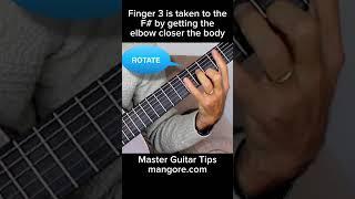 The left hand fingers are aided by the "playing Apparatus"