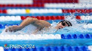 Gold medalist Bobby Finke cruises to win, DRAMATIC finish for 2nd in 1500m free final | NBC Sports