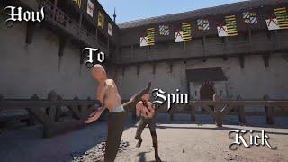 How To Spin Kick In Half Sword
