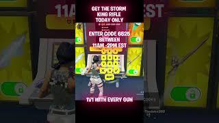 HOW TO UNLOCK STORM KING RIFLE IN 1V1 WITH EVERY GUN TODAY ONLY!