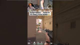 Daylight Robbery! Aggressive Push for First Blood & Perfect Dismiss  | #Valorant clips shorts