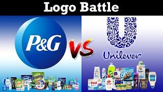 P&G VS Unilever - Logo Battle