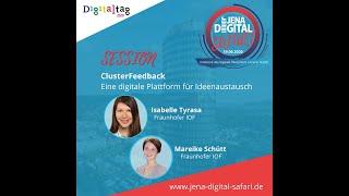 JENA Digital Safari 2020 - Fraunhofer IOF "ClusterFeedback"