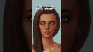 SIM CC MAKEOVER  #sims #sims4 #sims4cc #sims4mods #ts4 #thesims4