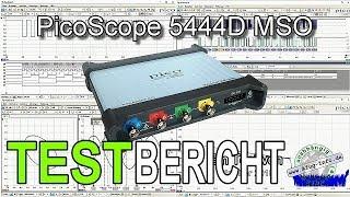 Oszilloskop Test PicoScope 5444D MSO 5000 Serie USB Oscilloscope Review