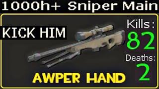 The Suspicious AWPer1000+ Hours Sniper Main (TF2 Gameplay)