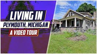 Living In Plymouth, Michigan - A Downtown Tour || Walking Through Downtown Plymouth, Michigan