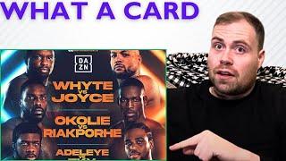 FRANK WARREN REVEALS HIS FIRST DAZN SHOW AND ITS A MASSIVE ONE - JOYCE V WHYTE OKOLIE AND MORE..!!!