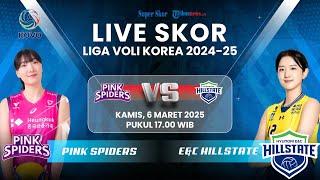  PINK SPIDERS VS HYUNDAI HILLSTATE - LIVE SKOR Liga Voli Korea 2024-25: Ancaman buat Red Sparks