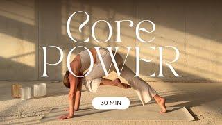 30 Min Power Yoga Core | Revitalize, Tone & Energize your Full Body