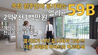 옥정 엘리프 24평 살아본 옥정 원주민에게 길을 묻다 - 양주 옥정 엘리프 24B 사용설명서(내부 사이즈 실측)