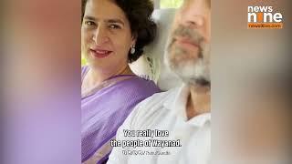 Rahul Gandhi's candid moment with Priyanka Gandhi after her nomination from Wayanad| News9