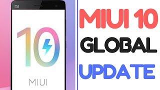 MIUI 10 GLOBAL UPDATE 