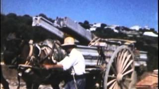 Construcción de una casa del Portitxol en 1958 en Xàbia/Jávea