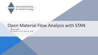 Open Material Flow Analysis with STAN - Oliver Cenčič
