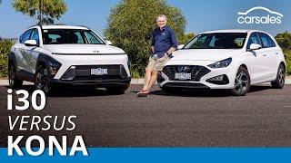 2024 Hyundai i30 v Hyundai Kona Comparison | Outgoing small car and incoming small SUV head-to-head