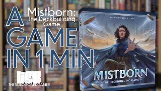 HOW TO PLAY - MISTBORN THE DECKBUILDING GAME IN 1 MINUTE