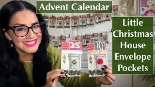 DIY Advent Calendar Using My Little House Envelope Pockets - Christmas Edition