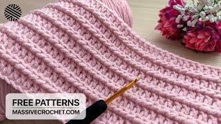 SUPER-DUPER EASY Crochet Pattern for Beginners! ️ New Crochet Stitch for Baby Blanket & Bag