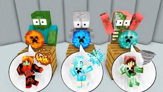 Monster School : BREWING Elemental Super Hero Cute GIRL & Cute Girl Hero Mother -Minecraft Animation