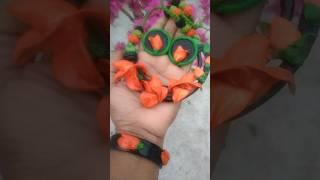 clay jewellery making #diy #art #shorts #clay #bangles #clayjewelry #howtomakeclayearrings