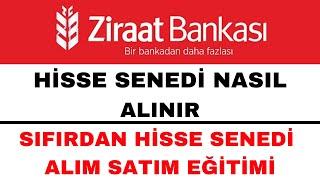 Hisse Senedi Nasıl Alınır - Sıfırdan Hisse Senedi Alım Satım Eğitimi