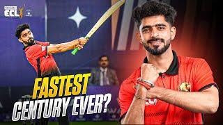 Fastest Century of ECL in just 18 Balls | Fastest half-century | ECLT10