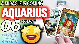 Aquarius  A MIRACLE IS COMING  Horoscope for Today January 6 2025  Aquarius tarot January 6 2025