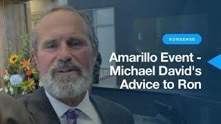 Amarillo Event - Advisor Michael David Tells Ron Carson To Refuse To Have Bad Days