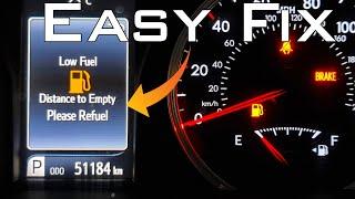 Make your fuel gauge work again for free $$  / Fuel gauge reads empty all the time