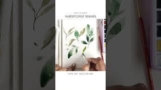 Link for this Skillshare lesson in my profile. #claricegomesskillshare #learnwatercolor #tutorial