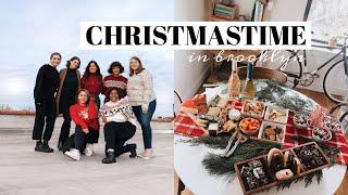 CHRISTMASTIME IN BROOKLYN: Getting Our Tree + Holiday Parties | Vlogmas