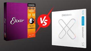 D’Addario XS VS Elixir Nanoweb