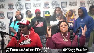 Rayy Stackz Stops By Drops Hot Freestyle On Famous Animal Tv