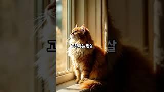 "혼자 있는 시간이 좋은 고양이의 하루"