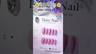 데이지네일 #원컬러 3+1 #수제네일팁 _ #에이블리 #스마트스토어 구매가능