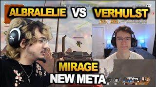 Verhulst vs Albralelie in algs scrims!! verhulst MIRAGE NEW META!!