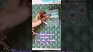 One page wonder Tutorial Album Folder multi Pockets Junk Journal #tutorial #album #folder #journal