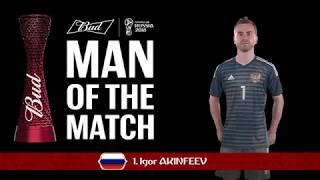 Igor AKINFEEV (Russia) - Man of the Match - MATCH 51