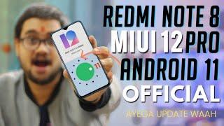 OFFICIAL Redmi Note 8/8 Pro MIUI 12 Android 11 Update | Redmi Note 8 Pro MIUI 12 Android 11 Update 